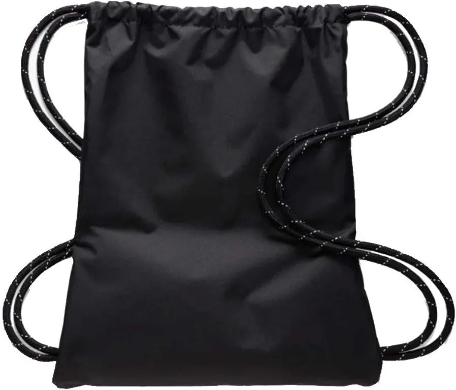 NIKE Heritage Gym Sack - 2.0, Black/Black/White, Misc