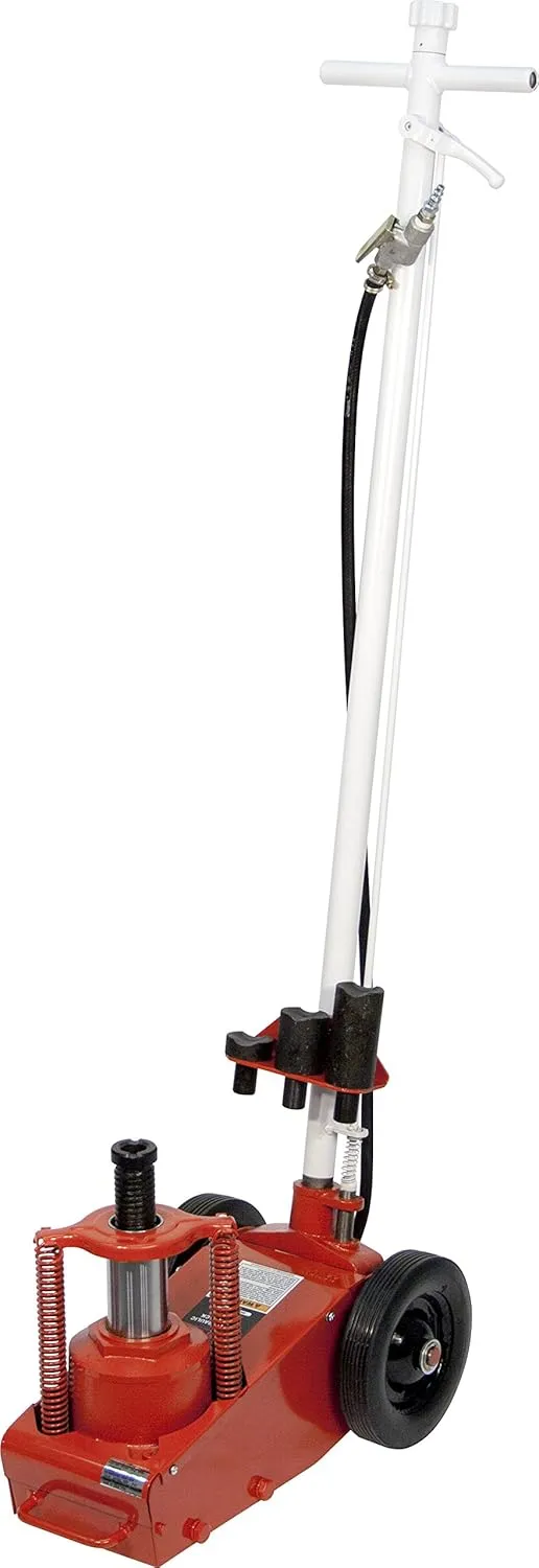 Norco Professional Lifting Equipment 72200D Heavy Duty 22 Ton Air/Hydraulic Floor Jack with 2 Adapters Plus Holder