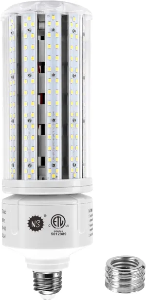 NS 100W LED Cob Corn Light Bulbs,5000K,AC110-277V,16000lm,E26/E39 Base,LED Replacement Metal Halide HID CFL for Commercial Industrial Lighting Warehouse High Bay Light Fixture Garage Workshop