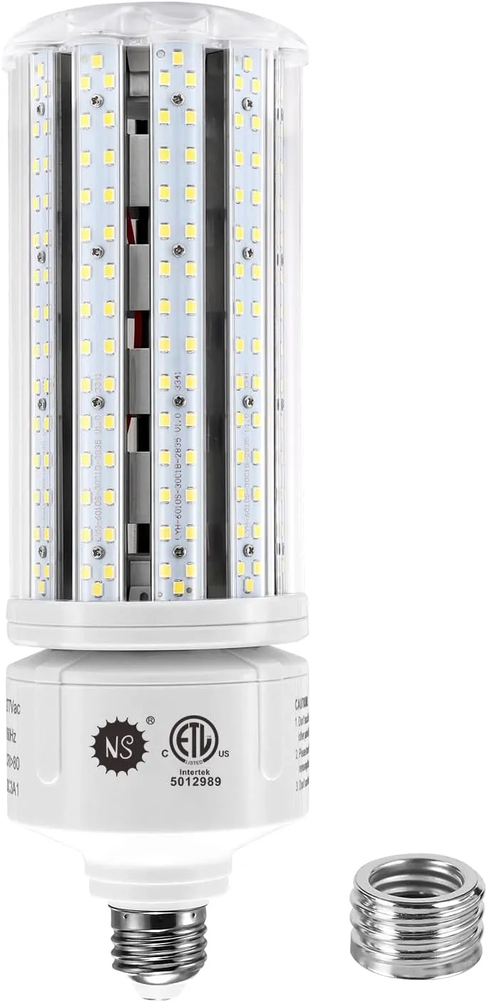 NS 100W LED Cob Corn Light Bulbs,5000K,AC110-277V,16000lm,E26/E39 Base,LED Replacement Metal Halide HID CFL for Commercial Industrial Lighting Warehouse High Bay Light Fixture Garage Workshop