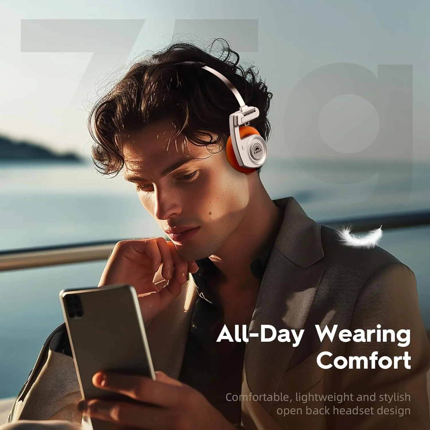 okcsc Classic Portable Headphones, Retro Style, Bluetooth Wireless Retro Headphones,Ultra Lightweight/All Day Playtime/Bullt-in Mic/40mm Class Composite Film/BT 5.3 & Wired Two Connection Modes Green