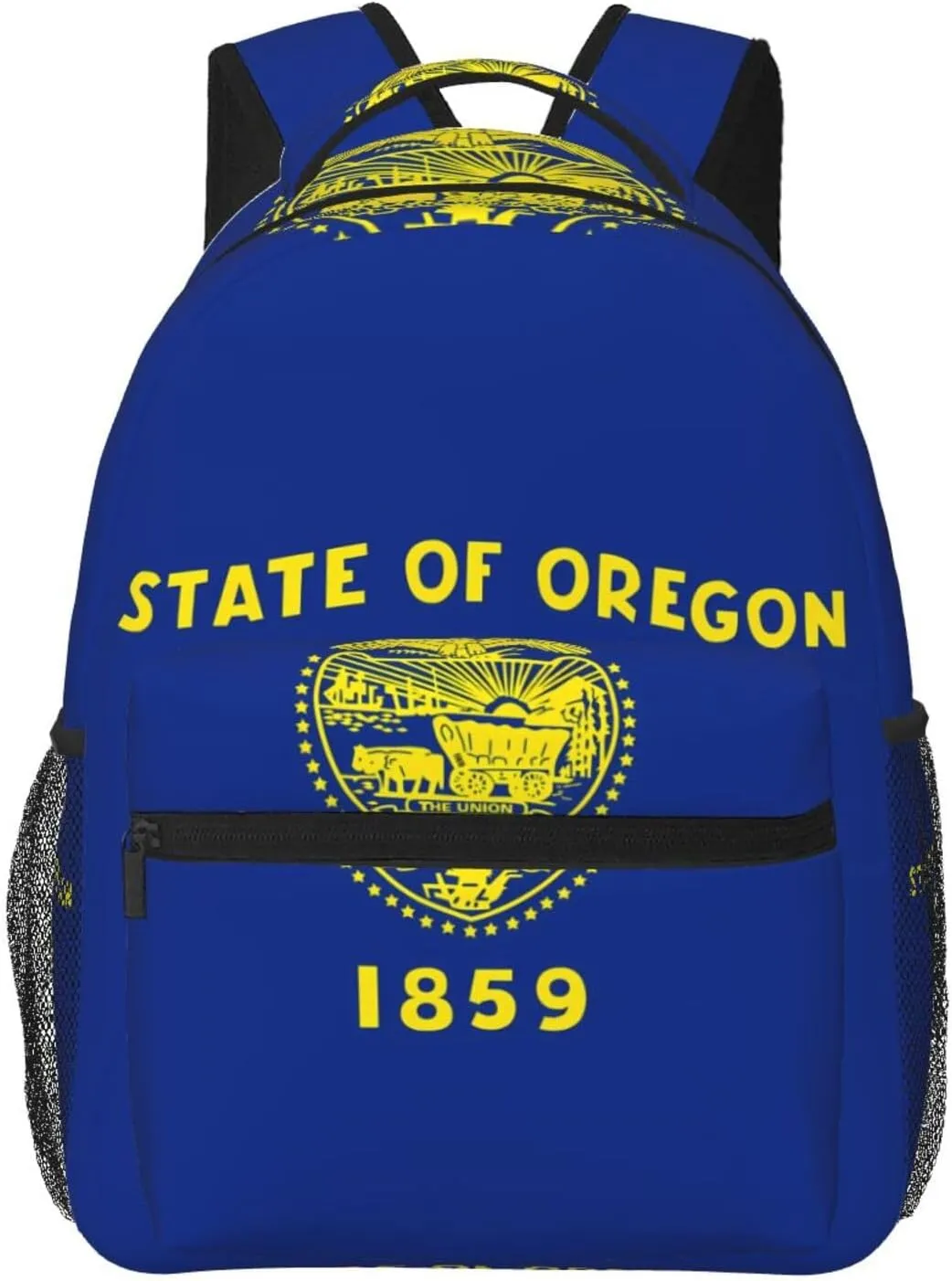 Oregon State Flag Backpack, suitable for light travel, daily multi-purpose bag, suitable for commuting, cycling, work