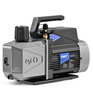 Orion Motor Tech 14.4 cfm 2 Stage Vacuum Pump, 1.5 hp Rotary Vane HVAC Vacuum Pump with 1.5 Micron Ultimate Vacuum, AC Vacuum Pump for R134a R22 R410A