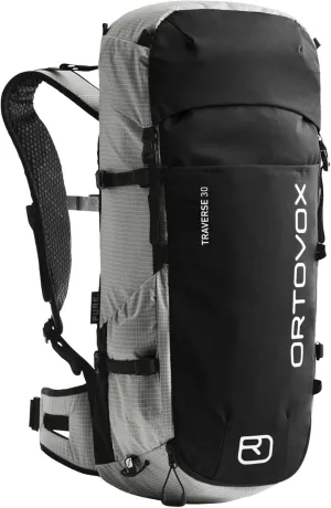 Ortovox Traverse Pure 30L Alpine Climbing Backpack with Shorter Back Lengths for Men & Women - Grey Marble - 30 Liter
