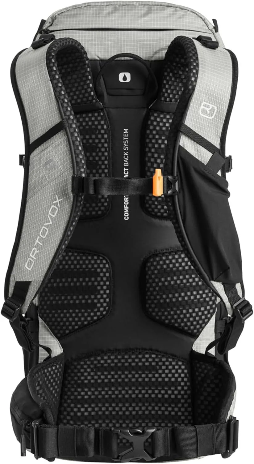 Ortovox Traverse Pure 30L Alpine Climbing Backpack with Shorter Back Lengths for Men & Women - Grey Marble - 30 Liter