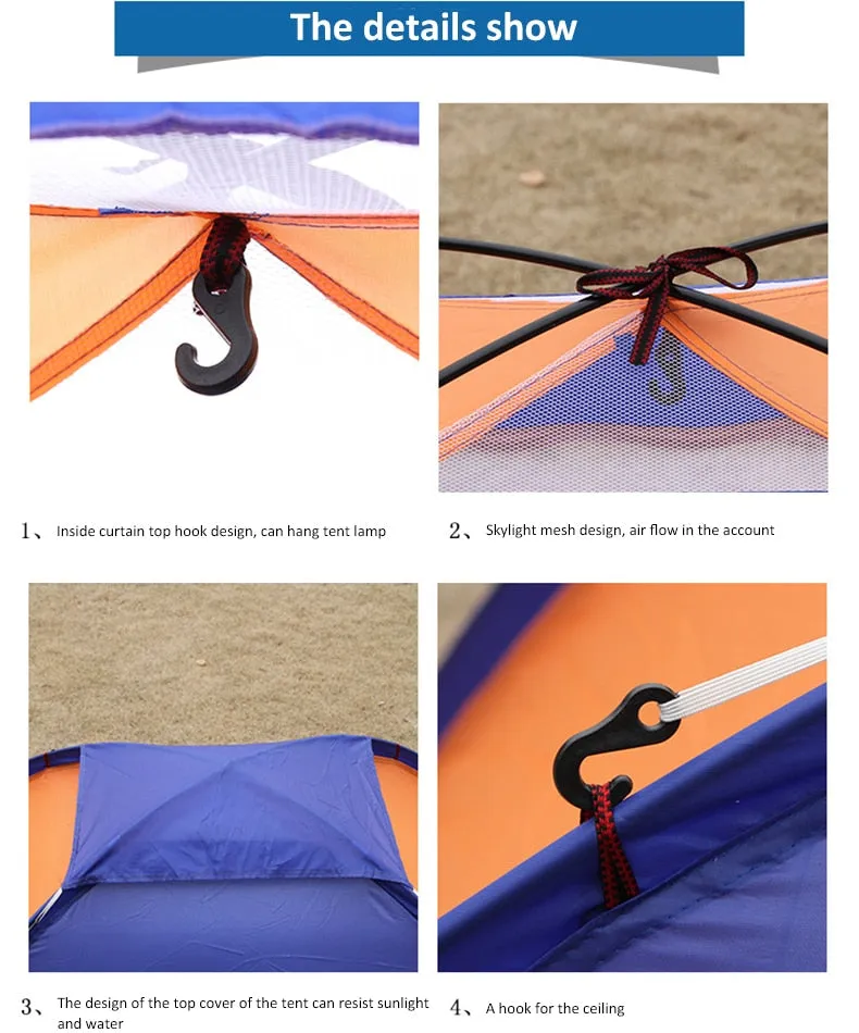 Outdoor Camping Resistant Weather Tent Protected Practical