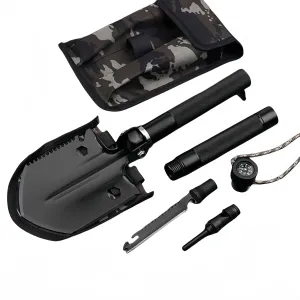 Outdoor Tactical Shovel Folding Multifunctional Survival Shovel