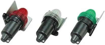 Pactrade Marine Boat Battery Operated Navigation Light Port Starboard & Stern Light Set Float & Waterproof, 3 Piece