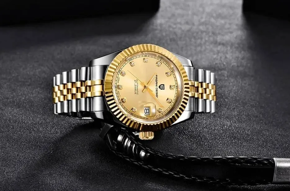 Pagani Design PD1645 Men Mechanical Watch Luxury Automatic Watch Jubilee Bracelet NH35 Movement 100M