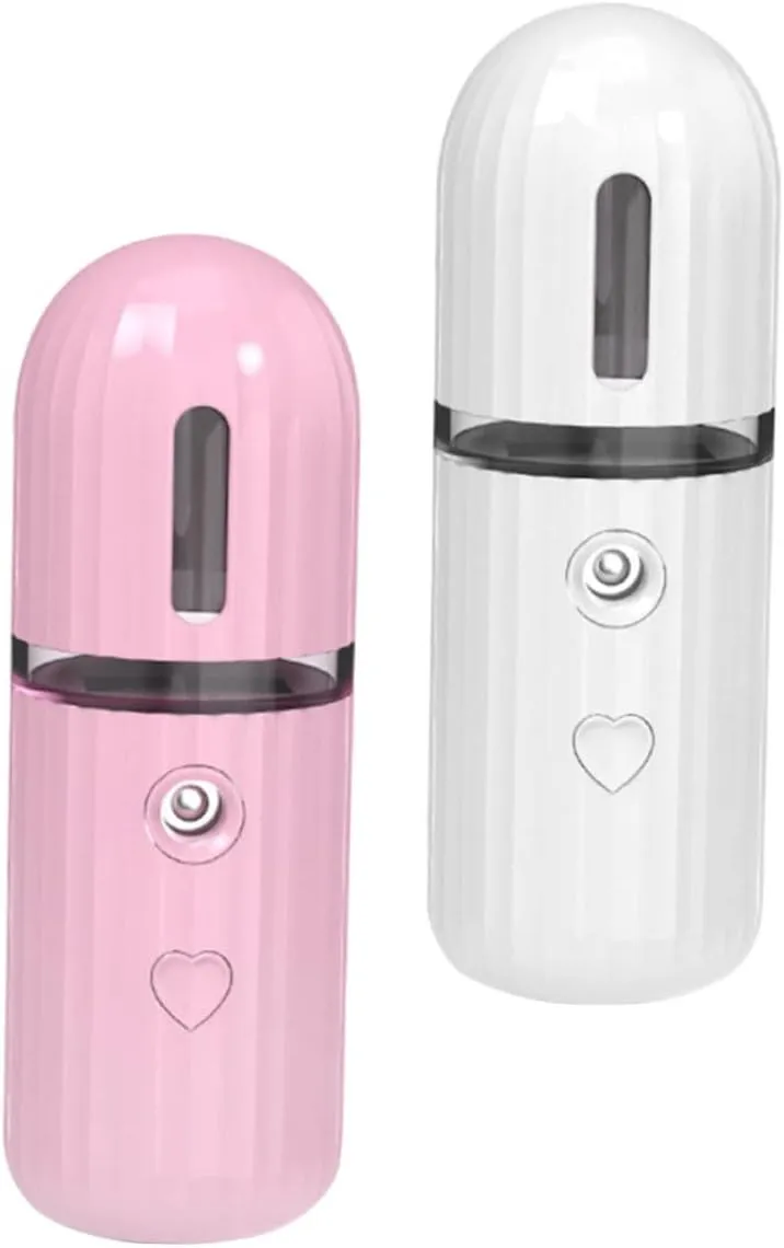 PartyKindom Toner Spray for Face Portable Facial Mister Mini Size Charging Facial Sprayer for Anywhere