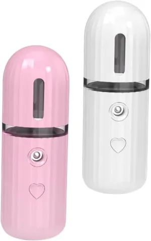 PartyKindom Toner Spray for Face Portable Facial Mister Mini Size Charging Facial Sprayer for Anywhere