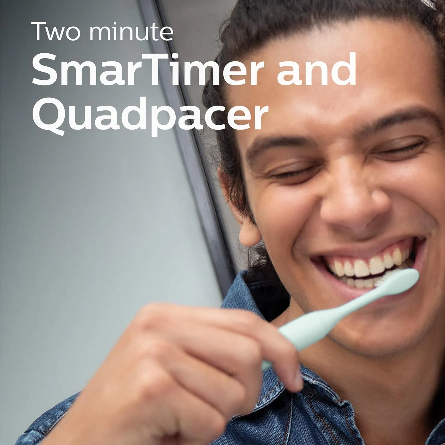 Philips One by Sonicare Battery Toothbrush, Mint Light Blue, HY1100/03