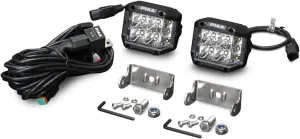 Piaa 25-06103 Quad Edge Series Light Pod LED 4 inch/White / (Pack of 2)