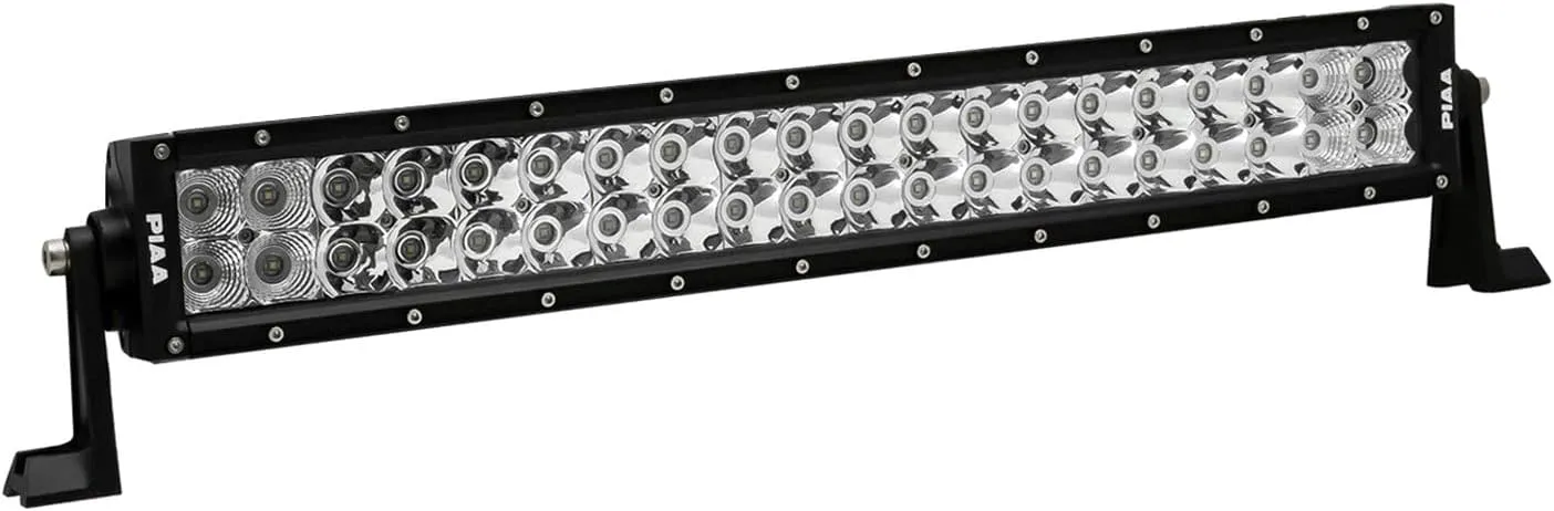 Piaa 26-06120 QUAD SERIES Black 20" Dual Row LED Light Bar Kit in Combo Beam