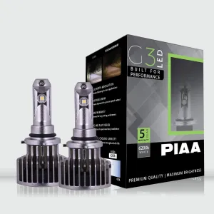 PIAA 26-17495 G3 9005 LED Bulb (6200K 12/24V 23W Twin Pack), white