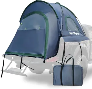Pickup Truck Tent 5.5-6.0 Ft Truck Bed Tent 210D PU2000 Waterproof 2-Person UV50  All-Weather Camping Gray-Green