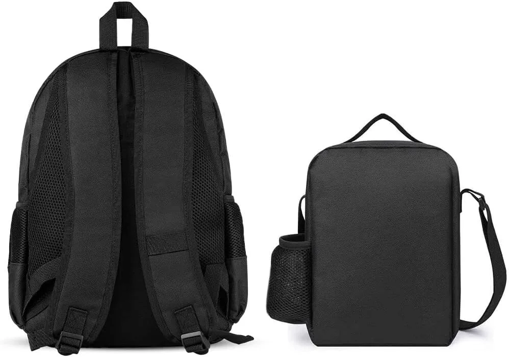 Pigeons Lightweight Pocket Backpack Crossbody Lunch Bag Set Unisex