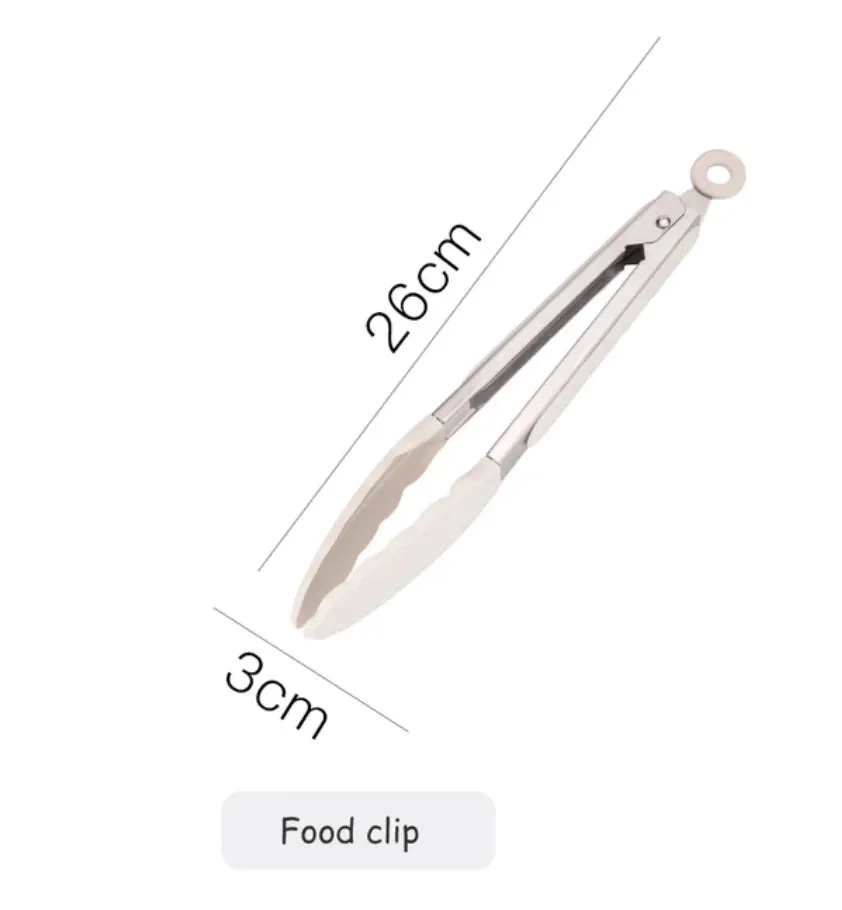 Pink Cooking Kitchenware Tool Silicone Utensils With Wooden Multifunction Handle Non-Stick Spatula Ladle Egg Beaters Shovel Set
