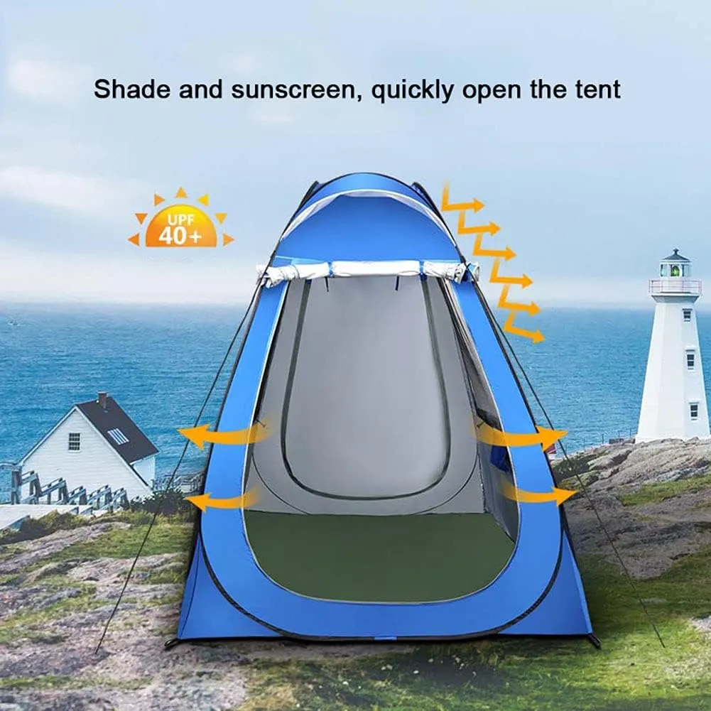 Pop Up Privacy Shower Tent Outdoor Toilet Dressing/Changing Room Portable Changing Tent for Camping Toilet Shower Privacy Shelters – Spacious, Extra Tall and Waterproof with Utility Accessories