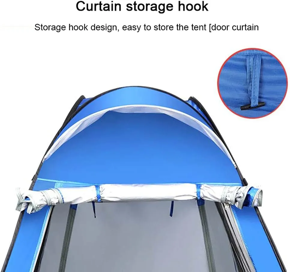 Pop Up Privacy Shower Tent Outdoor Toilet Dressing/Changing Room Portable Changing Tent for Camping Toilet Shower Privacy Shelters – Spacious, Extra Tall and Waterproof with Utility Accessories