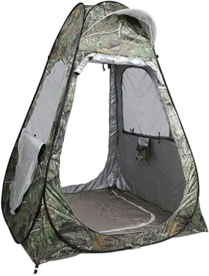 Pop Up Privacy Shower Tent Outdoor Toilet Dressing/Changing Room Portable Changing Tent for Camping Toilet Shower Privacy Shelters – Spacious, Extra Tall and Waterproof with Utility Accessories