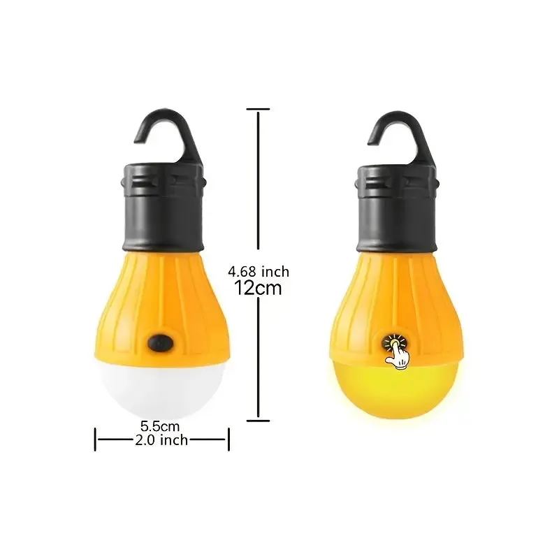 Portable 3LED Outdoor Hook Pendant Lights