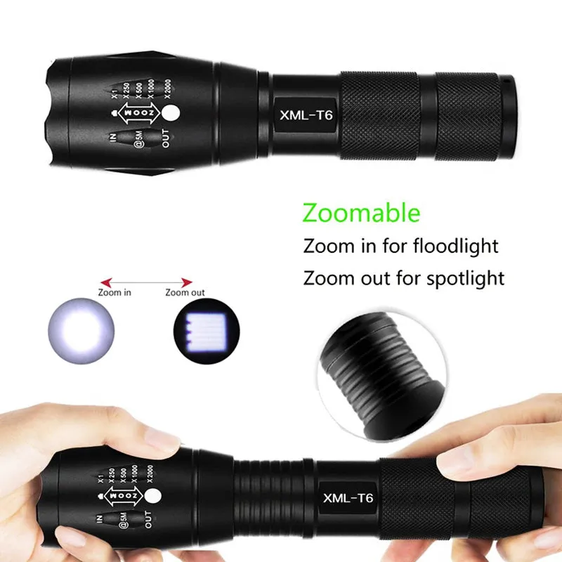 Portable Flashlight Solar Camping Tent Light Lamp