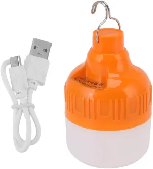 Portable LED Bulb Rechargerable Lamp for Night Market Camping Tent Fishing Emergency Lamp
