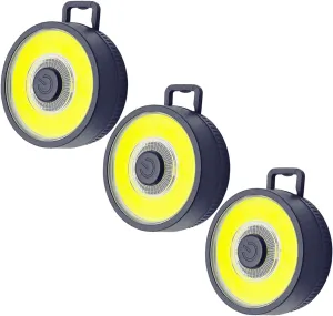 Portable Magnetic COB LED Work Light Mini Camping Tent Lamp with Hook Lights for Workshop, Jobsite, Repairing (3)
