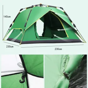Portable Tent,Outdoor Tent, Camping Tent 3 Person Tents for Camping, Instant Backpacking Quick Tent Easy Set Up, Portable 3 Person Trapezoid Tent for Hiking & Mountain Outdoor Cabin Tent