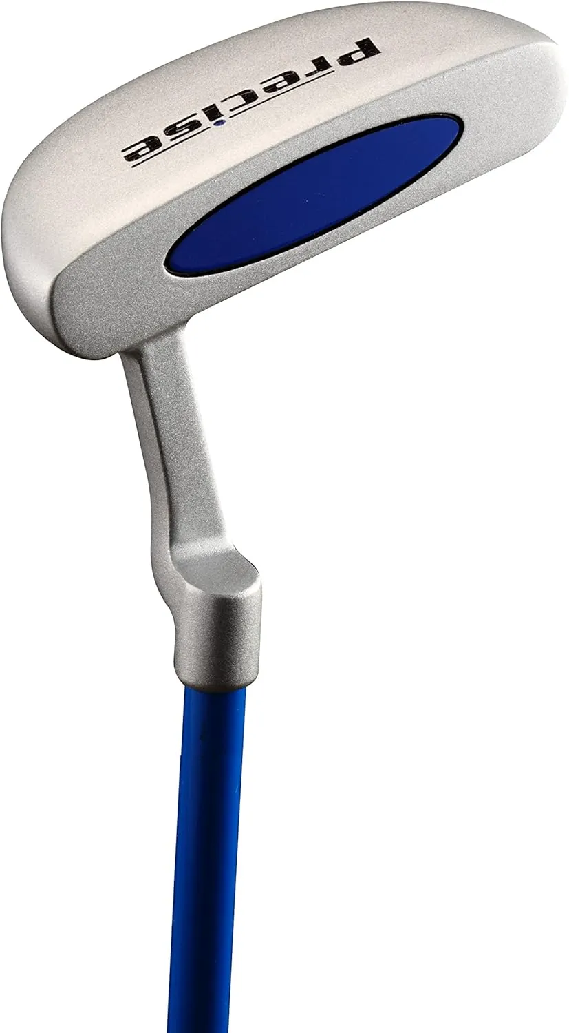 Precise X7 Kids Golf Clubs Set for Ages 3-5, 6-8, 9-12 | Right/Left Hand Girls & Boys Golf Clubs with Lightweight Graphite Shafts, Hybrid & Stand Bag for 3'0" to 5'0" Height