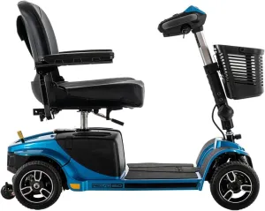 Pride Revo 2.0 4-Wheel Mobility Scooter, 400 Lbs. Weight Capacity, Comfort-Trac Suspension, with 5-Year Extended Warr (Blue)