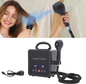 Professional Hair Steamer and Hair Processor,Nano Hair Steamer Hair Care Equipment,Digital Screen 1200W 110V