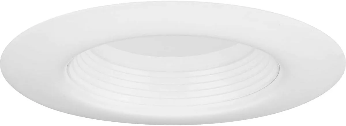 Progress Lighting Intrinsic Recessed LED 8w Baffle Trim for 5/6 inch Housings with 770 lumens, Color Temperature Selectable, White