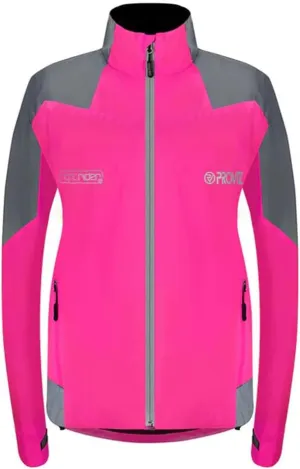 Proviz Women's Nightrider Reflective Waterproof Cycling Jacket Hi Visibility Breathable Cycling Coat