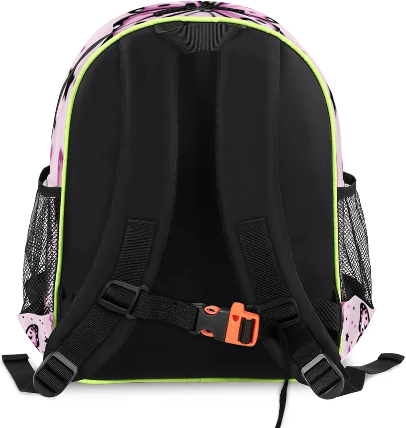 Purple Butterfly Custom Backpack with Name Cute Personalized Small Shoulder Bag Waterproof Travel Casual Backpack with Chest Strap 14.2in