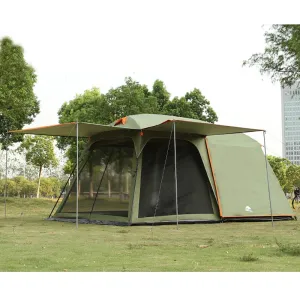 quality One family person 5-8 double Super sale tent bedroom camping windproof one waterproof high Plug-and-play use layer hall