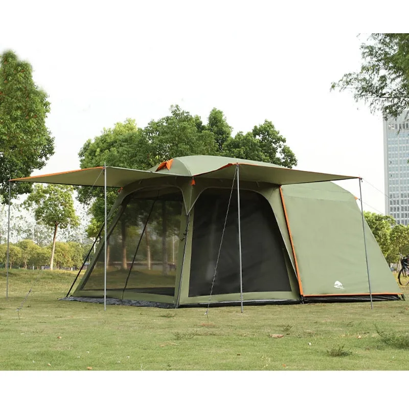 quality One family person 5-8 double Super sale tent bedroom camping windproof one waterproof high Plug-and-play use layer hall