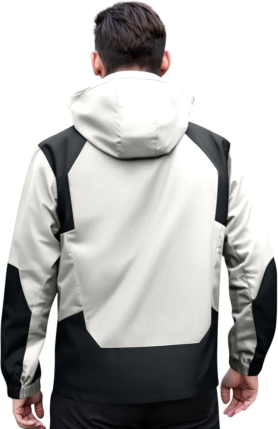 Rain Jacket Men Light Waterproof Raincoats Poncho Sun Protective Outdoor Jacket with Hooded