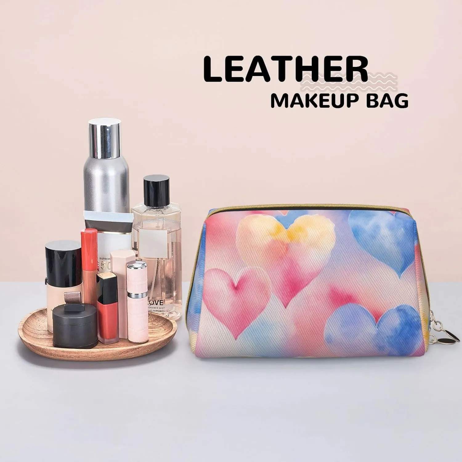 Rainbow. Toiletry Pouch, Travel-Friendly Makeup Organizer For Makeup Brushes, Lipsticks
