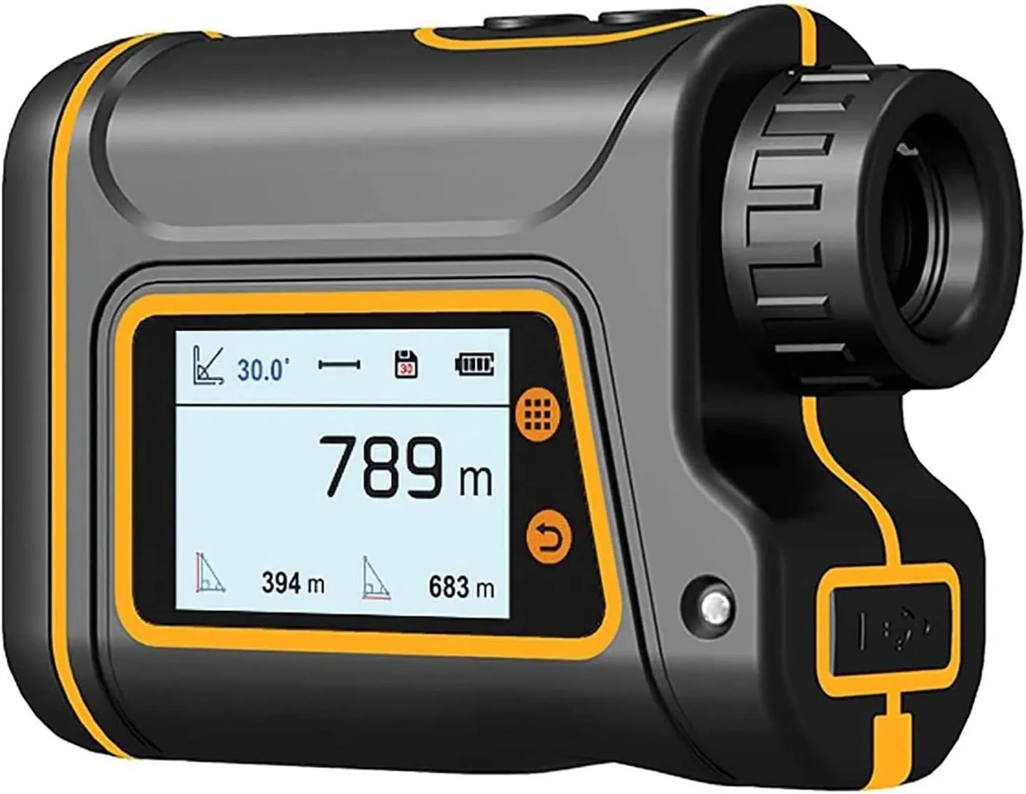 Rangefinder, Multifunctional Rangefinder,Hunting Golf Laser Range Finder,6X Magnification,Perfect for Golfing,Hand-held high-Precision Laser Measuring Instrument Distance,Angle and Altimeter