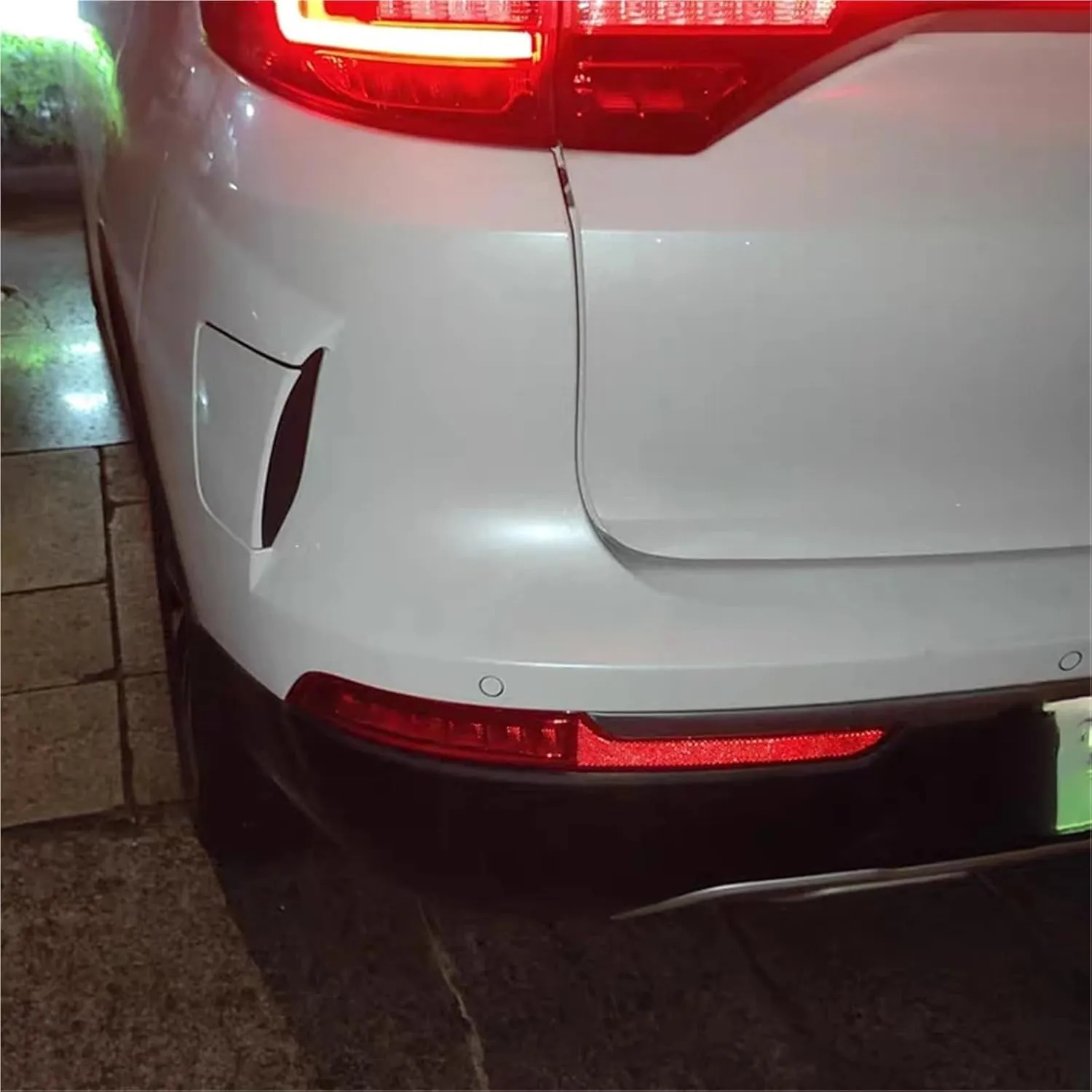 Rear Bumper Reflector Lamp Red Compatible For Weltmeister EX5 2018 2019 LED Car Rear Bumper Reflector Light Stop Brake Light Turn Signal Lamp Warning Light Brake Lamp LED Rear Bumper Light(Left)