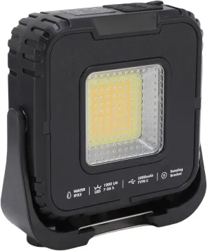 Rechargeable Camping Light, Portable LED Tent Light with 1000LM Brightness 4 Modes Stepless Dimming IPX5 Rainproof for Outdoor Hiking Camping