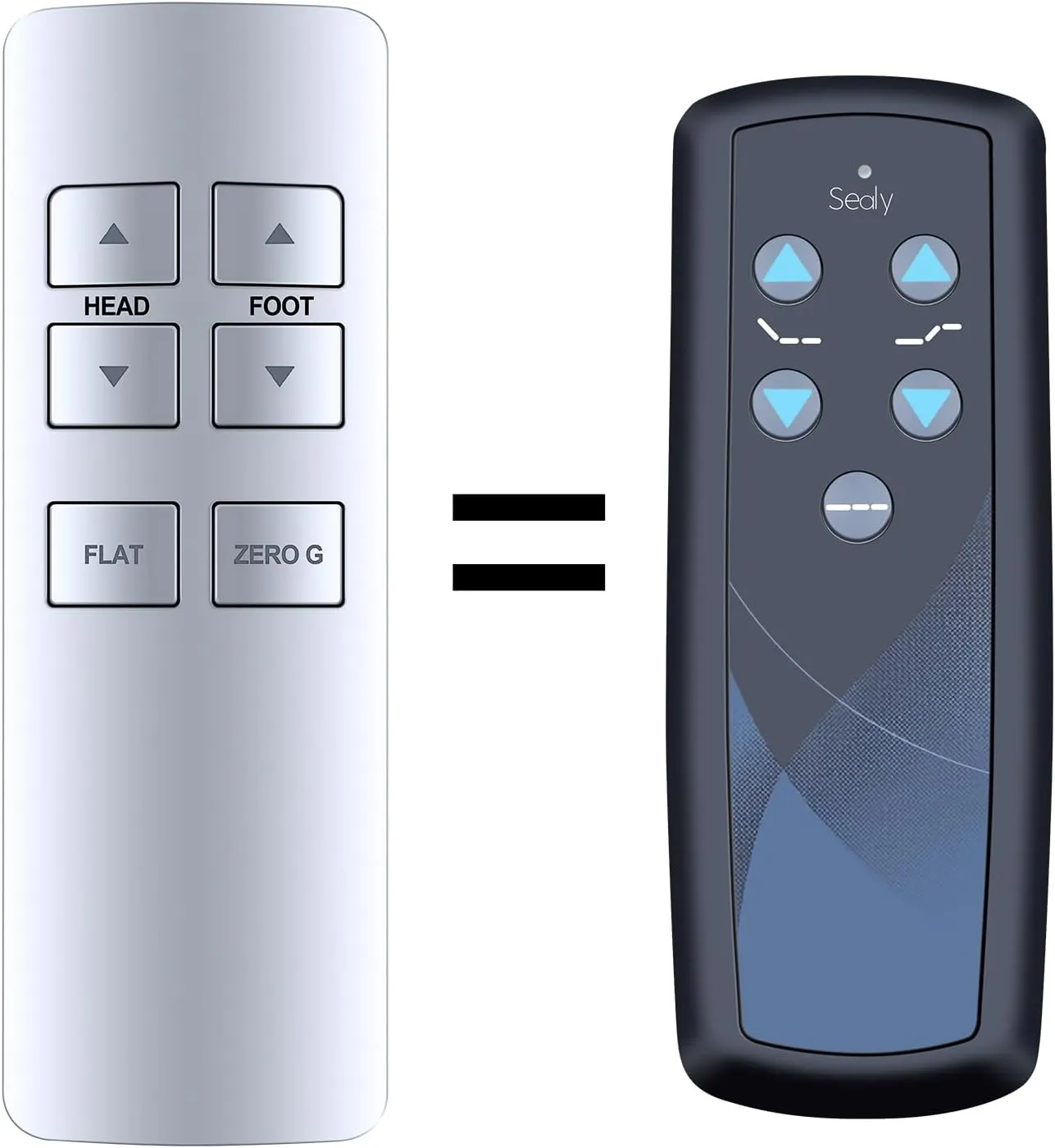 Replacement Remote Control fit for Sealy Ease Okin V1.0 JLDK.18.01.29 RF358C Adjustable Bed