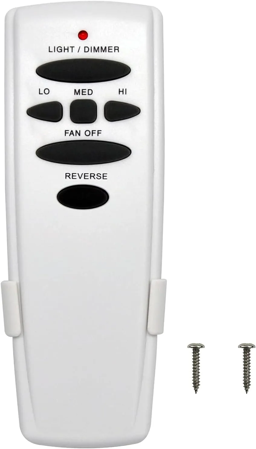 Replacement Remote for Hampton Bay Hunter Ceiling Fan Remote Control, w/Reverse Light Dimmer 3-Speed Wall Mount,for UC7078T CHQ8BT7078T CHQ7078T L3H2003FANHD L3H2010FANHD Fan-HD HD6(Remote Only)