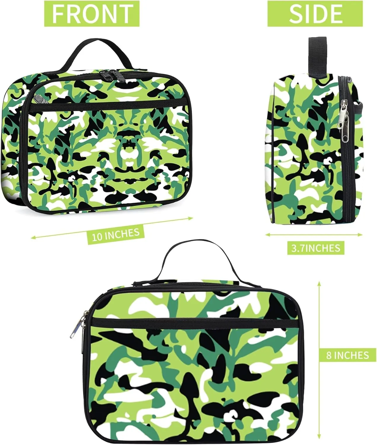 rickyh style Boys and Girls Kids Backpacks, Lightweight Backpack 18.5 x 13.75 x 8.75 Inches lunch bags 10 x 8 x 3.21 Inches Kids Backpacks for School and Travel, BPA Free