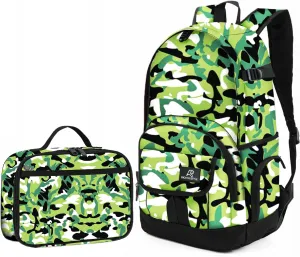 rickyh style Boys and Girls Kids Backpacks, Lightweight Backpack 18.5 x 13.75 x 8.75 Inches lunch bags 10 x 8 x 3.21 Inches Kids Backpacks for School and Travel, BPA Free