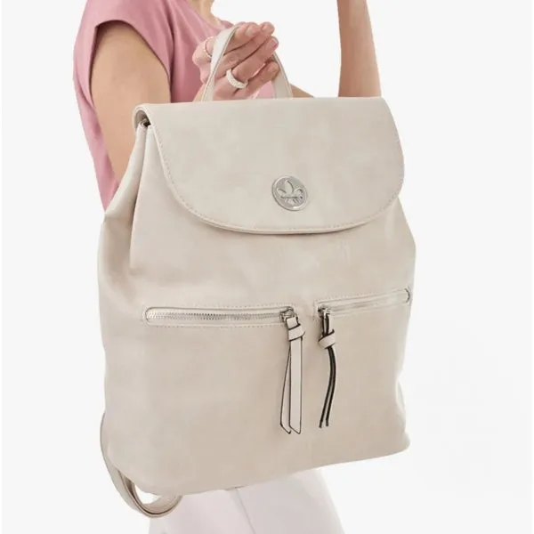 Rieker H1602-60 Womens Backpack Beige