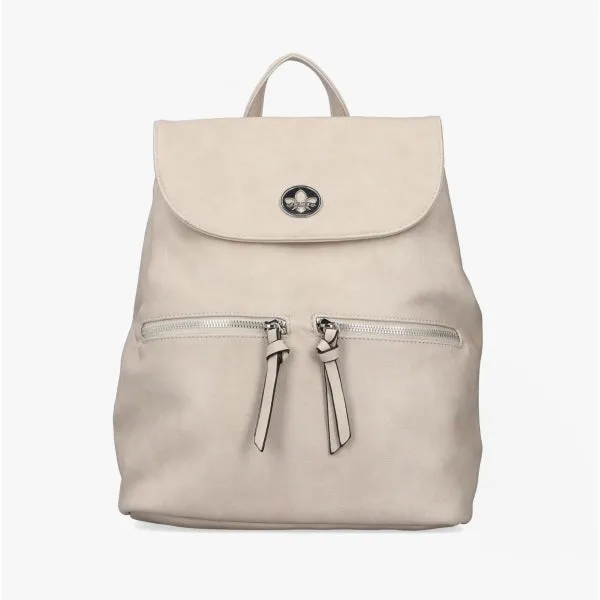 Rieker H1602-60 Womens Backpack Beige