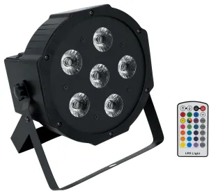 Rockville Battery PAR 6RF Black Rechargeable RGBWA UV Light with Wireless DMX, Includes RF Remote, Up to 15 Hours Battery Life, 6x6W LEDs, Perfect for DJs, Events & Parties